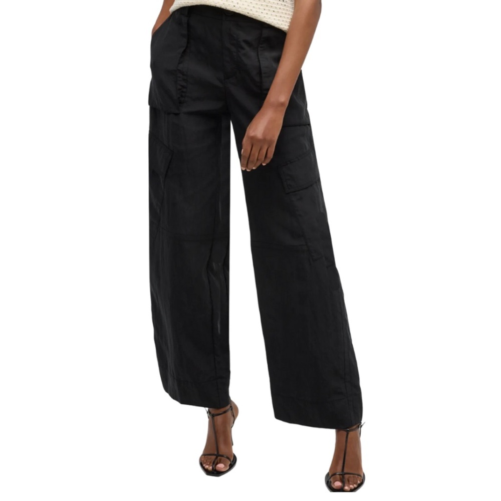 VINCE MID RISE FLUID CARGO PANT TENCEL 10 A12